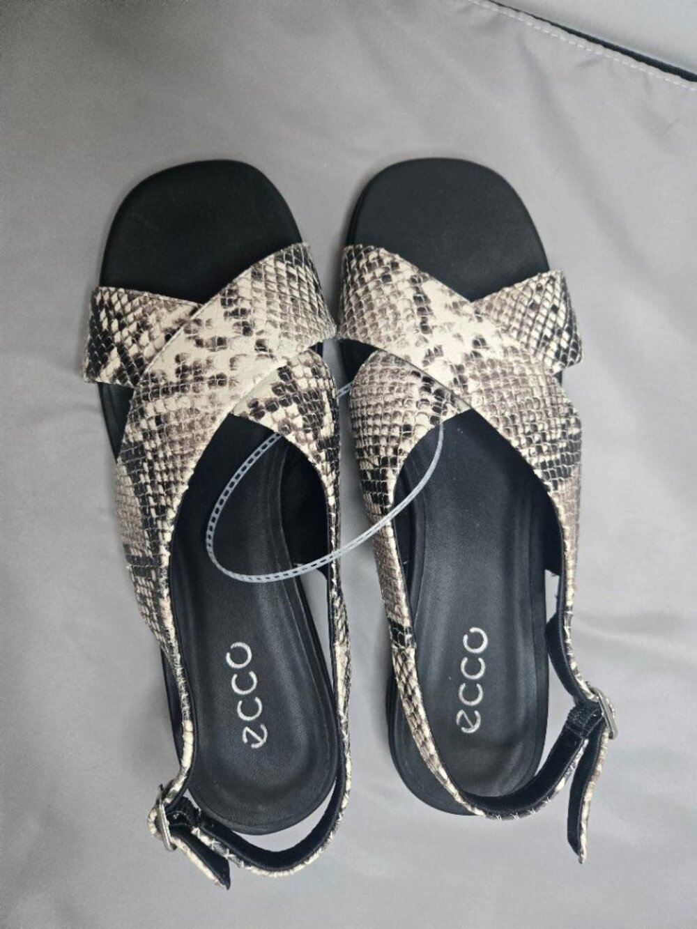 Ecco Alba 25 Slingback Sandals Size 8 EU 39 New NWOT Comfort Leather